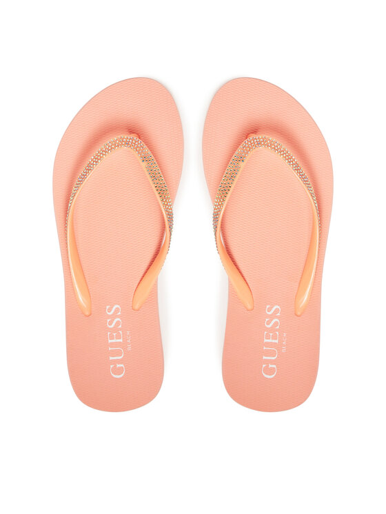 Flip flop Guess Femei, Mărimea: 35_36, Portocaliu, E5GZ05BB00F