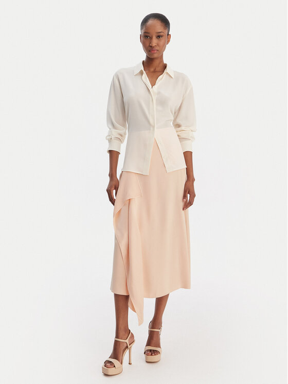 BOSS BOSS Midi sijonas Vemuth 50552076 Rožinė Regular Fit