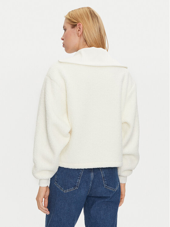 Calvin Klein Jeans Calvin Klein Jeans Felpa J20J224180 Écru Relaxed Fit