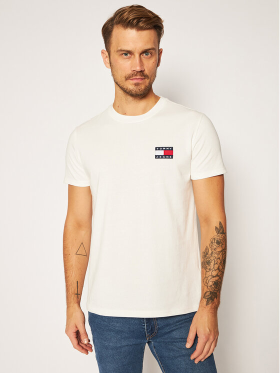 Tommy Jeans Póló DM0DM06595 Fehér Regular Fit • Modivo.hu