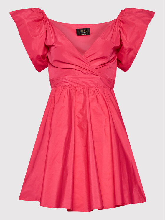 Liu Jo Liu Jo Vsakodnevna obleka CA2286 T8864 Roza Regular Fit