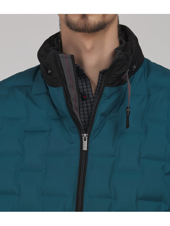 Lee Cooper Lee Cooper Kurtka przejściowa ARTHUR Turkusowy Regular Fit