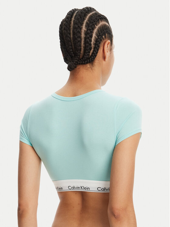 Calvin Klein Underwear Calvin Klein Underwear Majica LV00QF7213 Zelena Slim Fit
