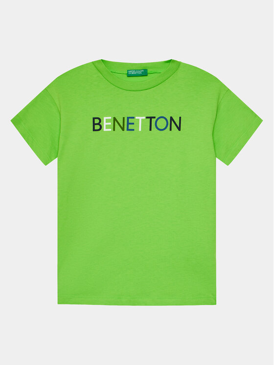 United Colors Of Benetton United Colors Of Benetton Футболка 3I1XC10H3 Зелений Regular Fit