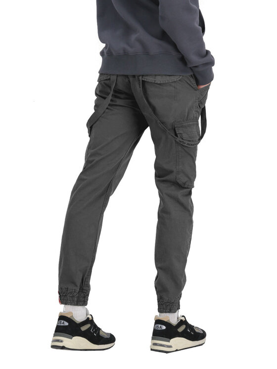 Alpha Industries Alpha Industries Bavlnené nohavice AI.128202-684-32 Sivá Slim Fit