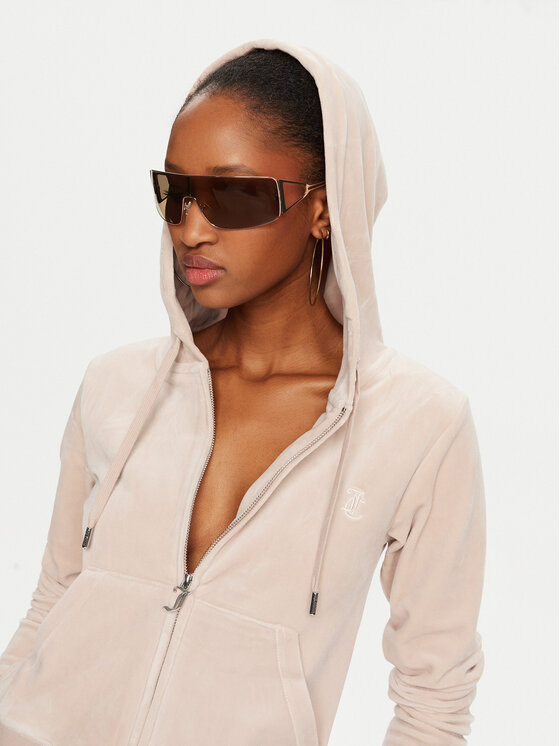 Juicy Couture Juicy Couture Світшот Robertson JCAP176 Рожевий Slim Fit