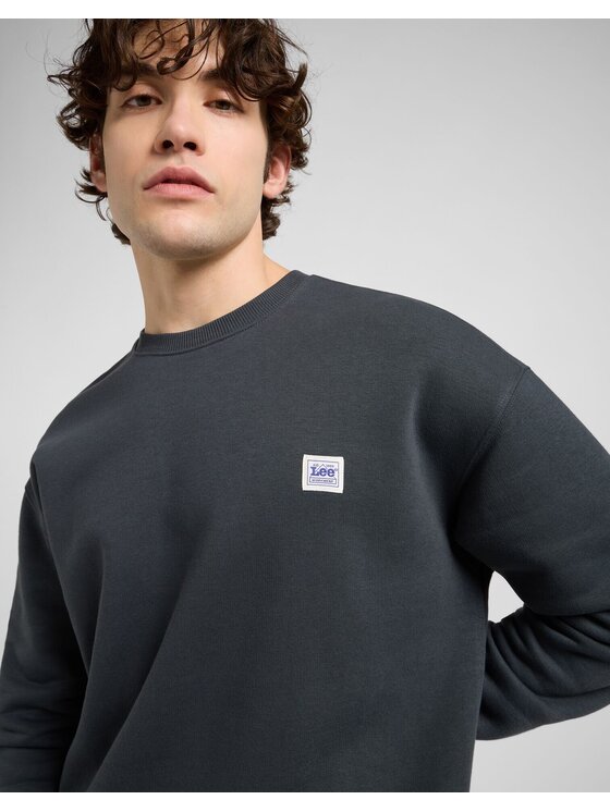 Lee Lee Felpa WORKWEAR SWS Nero Relaxed Fit