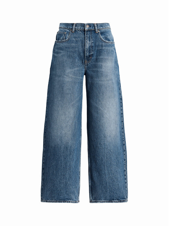 Polo Ralph Lauren Polo Ralph Lauren Jeans hlače 211969380001 Modra Wide Leg