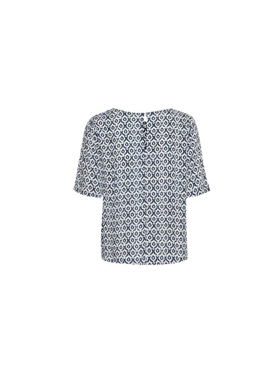 ICHI ICHI Blusa Blusa ih marrakech aop ss13 Blu Regular Fit