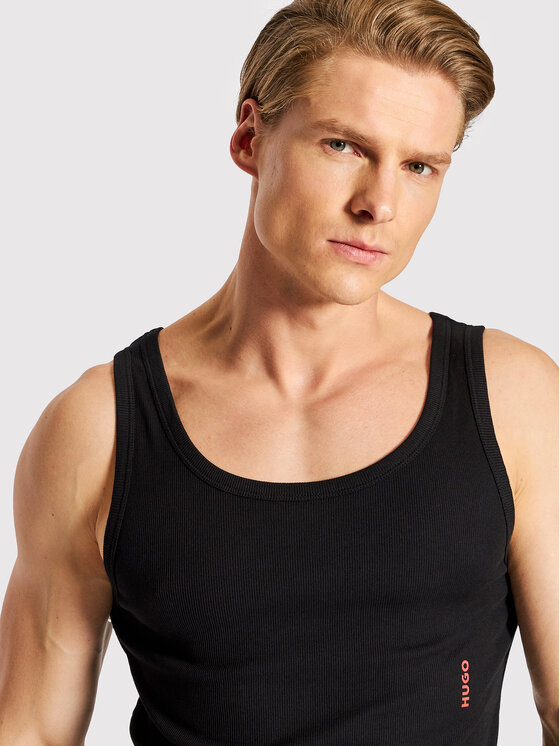 HUGO Hugo Súprava 2 tank topov 50469778 Čierna Slim Fit