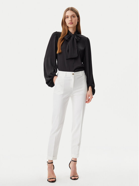 ARTIGLI ARTIGLI Hlače iz tkanine ACPA000837 Écru Regular Fit