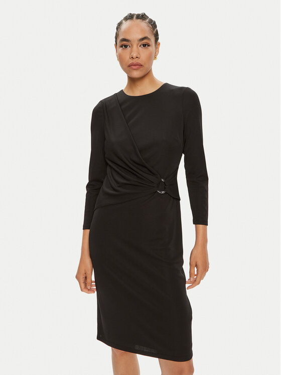 LAUREN RALPH LAUREN Lauren Ralph Lauren Vsakodnevna obleka 250898916001 Črna Slim Fit