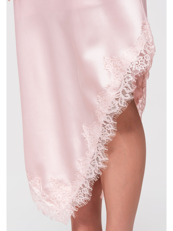 Ombre Ombre Spódnica midi OW-GL-E0003 Różowy A-Line Fit