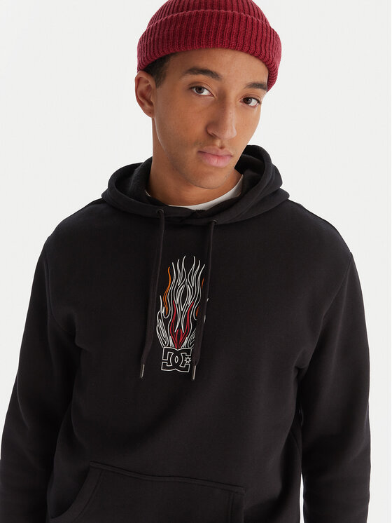 DC Shoes DC Shoes Суитшърт Burnt Out EDYSF03253 Черен Regular Fit