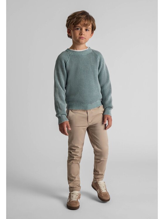 minoti minoti Sweter 27KNIT75 Khaki Regular Fit