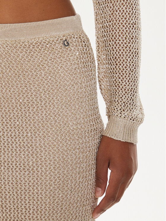 Guess Guess Макси пола Morgen W4YD1L Z37G0 Сив Regular Fit