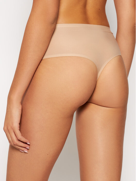 Chantelle Chantelle Brazīliešu biksītes ar augstu jostas daļu Soft Stretch C10690 Bēšs