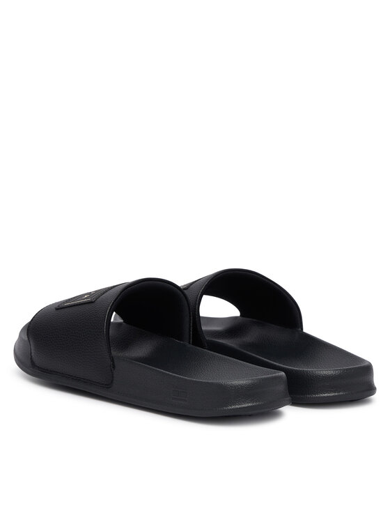 Tommy Hilfiger Tommy Hilfiger Παντόφλες Patch Pool Slide FM0FM06008 Μαύρο