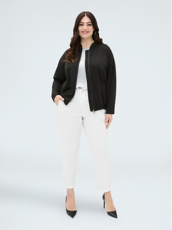 Fiorella Rubino Fiorella Rubino Bluza G845L009397N033 Czarny A-Line Fit