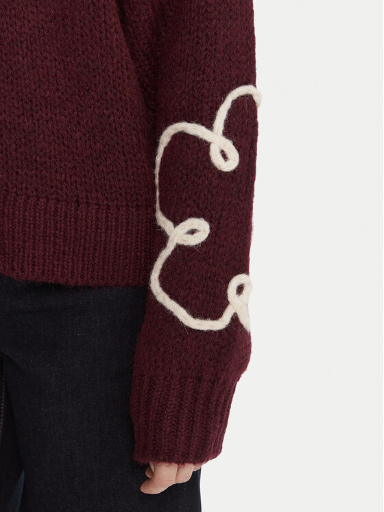 Vero Moda Vero Moda Гольф Fatima 10335036 Фіолетовий Regular Fit