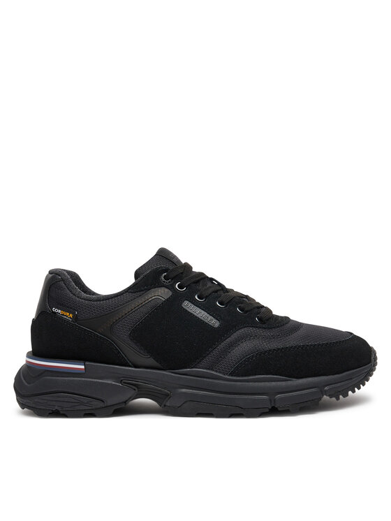 Tommy Hilfiger Snīkeri M Runner Cordura Mix FM0FM05221 Melns