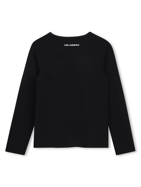Karl Lagerfeld Kids Karl Lagerfeld Kids Palaidinė Z31463 S Juoda Regular Fit