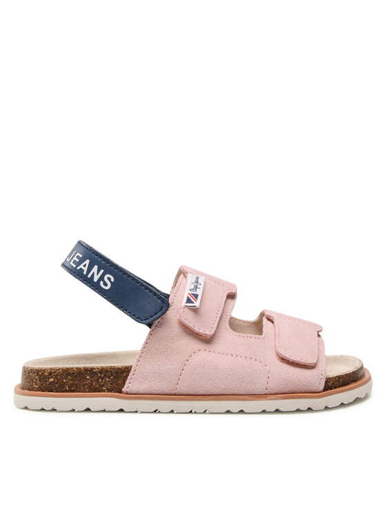 Pepe Jeans Sandales Berlin Girl Strap PGS90179 Rozā