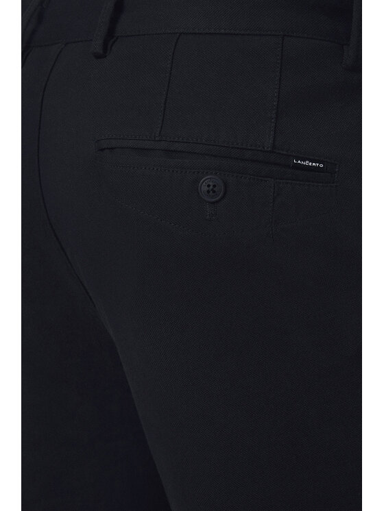 Lancerto Lancerto Chinosy Mikkeli SP082125000007 Czarny Regular Fit