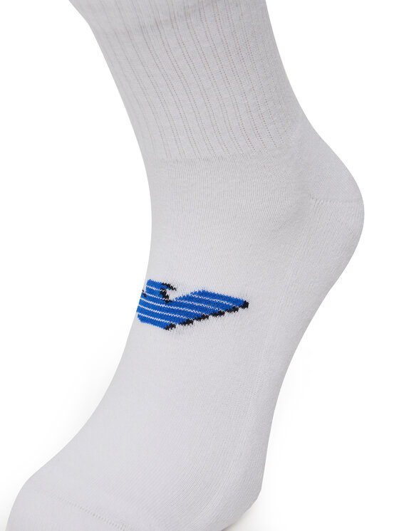 Emporio Armani Emporio Armani Набір 2 пар низьких чоловічих шкарпеток EM000540 AF12299 M0082 Білий