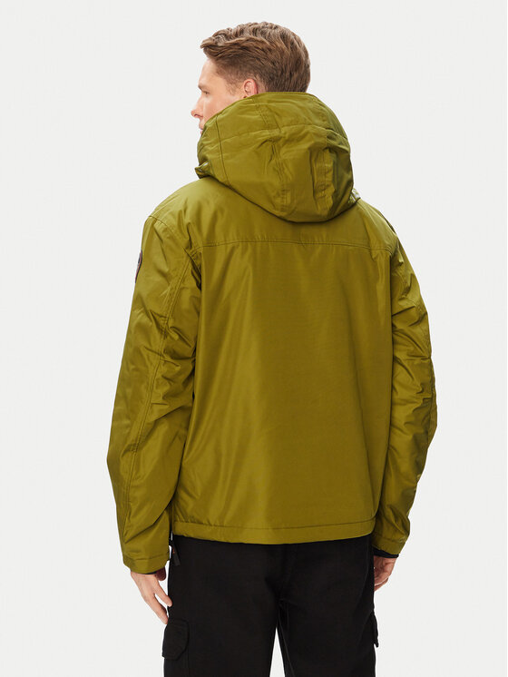 Napapijri Napapijri Anorak Rainforest Next NP0A4IB9 Khakifarben Regular Fit