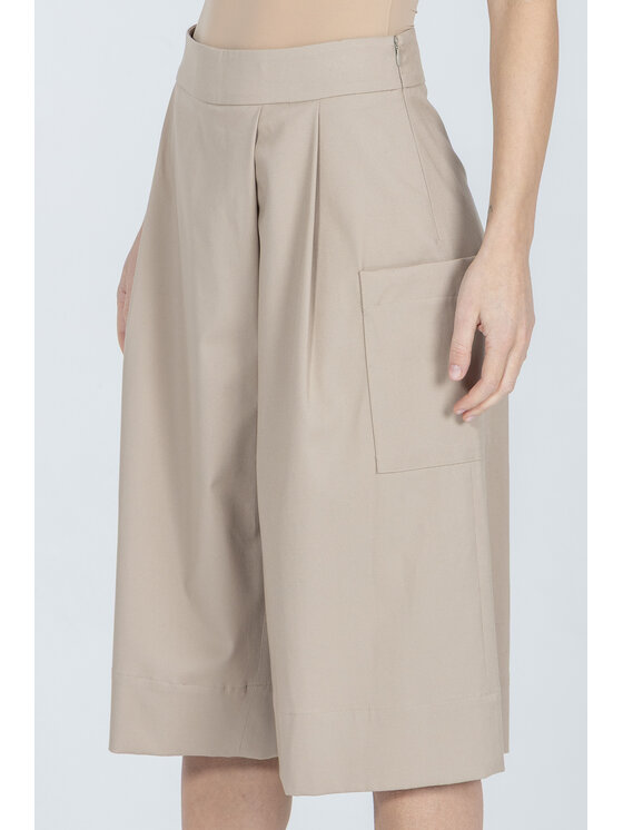 Deni Cler Milano Deni Cler Milano Szorty materiałowe W-DC-5231-F2-B5-13-1 Beżowy Loose Leg