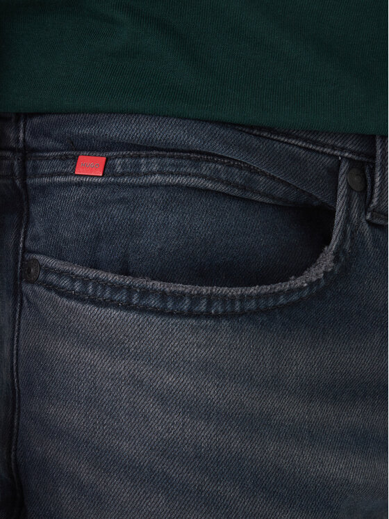 HUGO HUGO Traperice 50556055 Tamnoplava Extra Slim Fit
