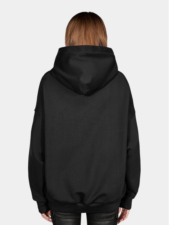 MADE BY SOCIETY MADE BY SOCIETY Kurtka anorak Ghotic Script - H27758 Czarny Basic Fit