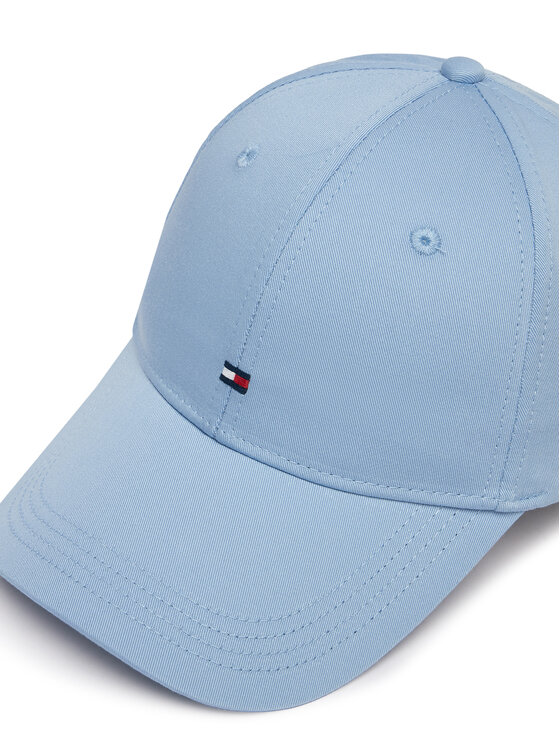 Tommy Hilfiger Tommy Hilfiger Czapka z daszkiem Flag Cotton 6 AM0AM13008 Niebieski