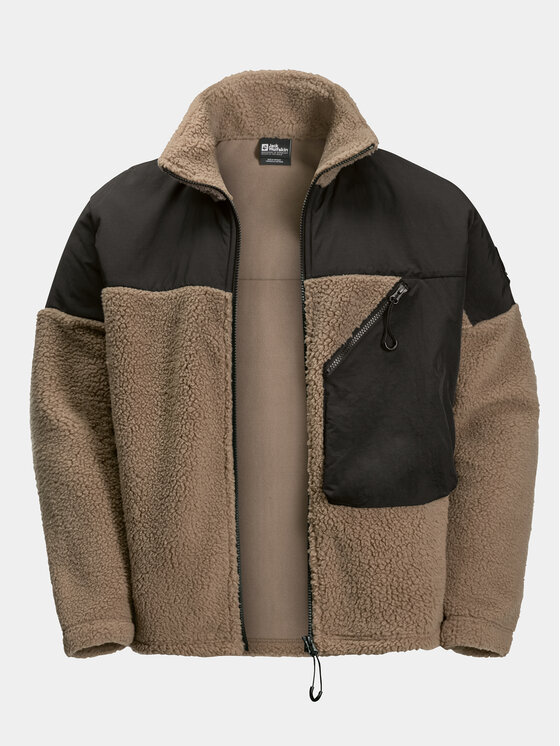Jack Wolfskin Jack Wolfskin Polár kabát Maarweg Jkt 1711241 Barna Regular Fit