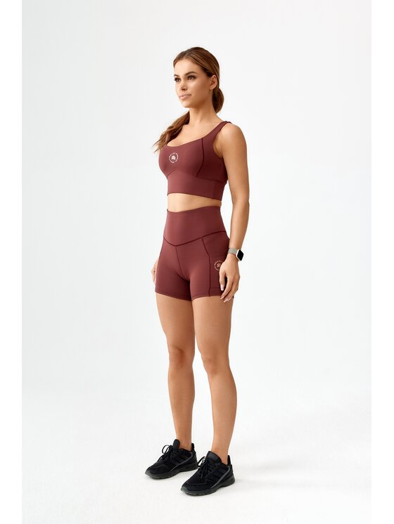 ROUGH RADICAL ROUGH RADICAL Biustonosz sportowy SPORTS BRA HAMPTONS Bordowy