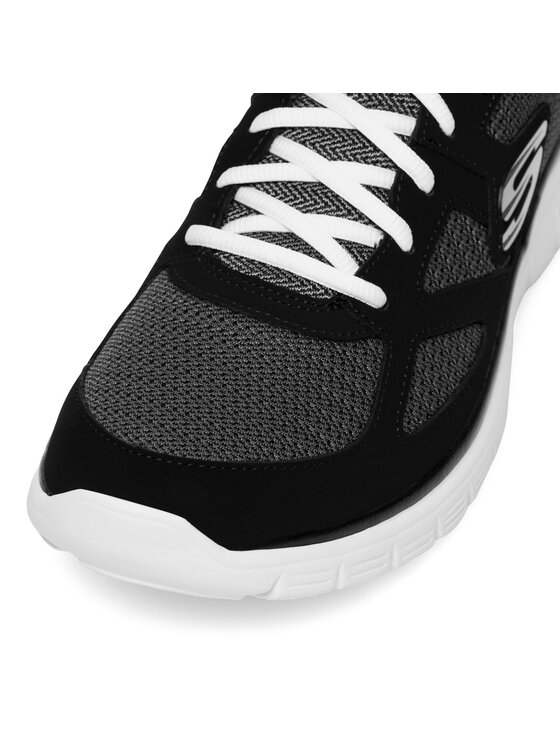 Skechers Skechers Sneakersy BURNS AGOURA 52635 BKW Černá