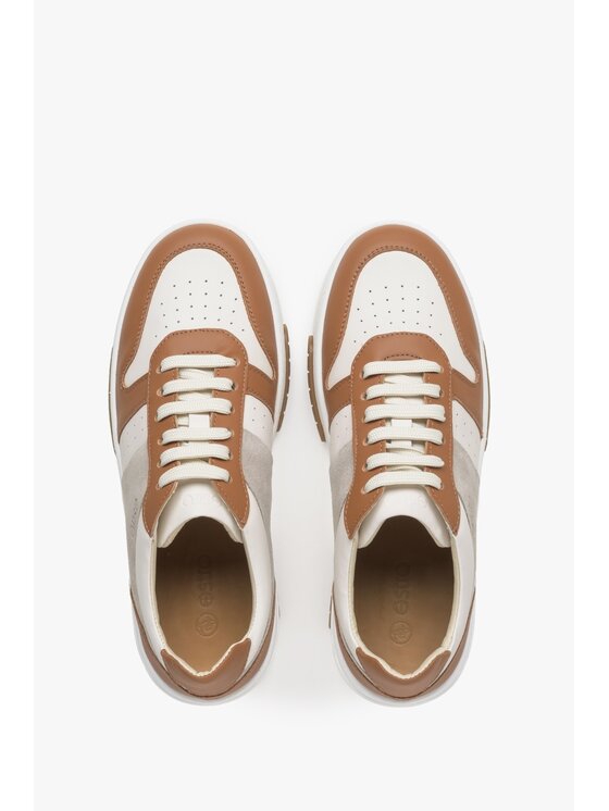 Estro Estro Sneakersy ER00114890 Brązowy