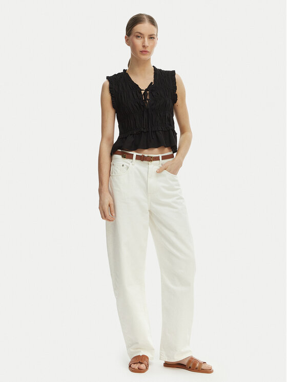 ONLY ONLY Särkpluus Goa 15363693 Must Regular Fit