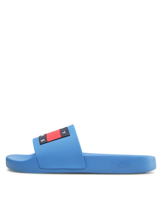 Tommy Jeans Tommy Jeans Šlepetės Flag Pool Sld Ess EN0EN02115 Mėlyna