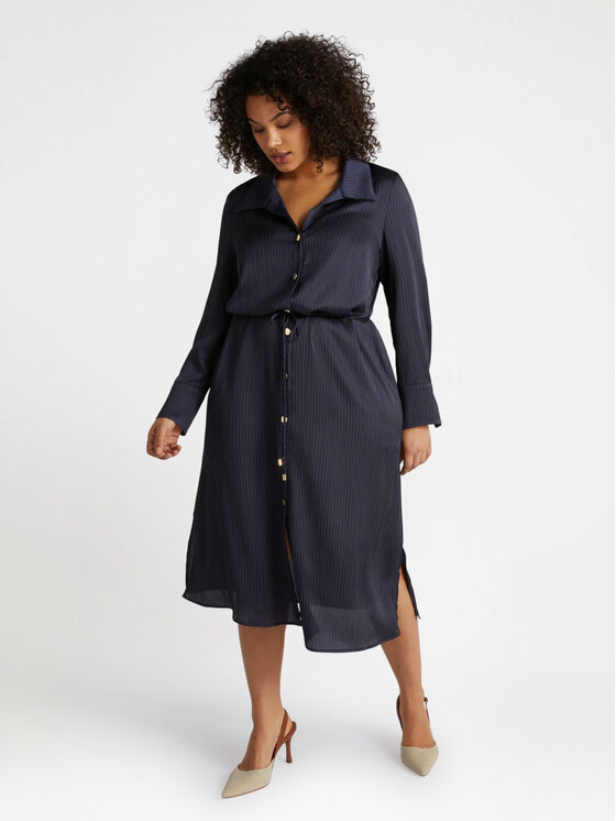 Fiorella Rubino Fiorella Rubino Vestito da giorno 7565T001583N034 Blu A-Line Fit