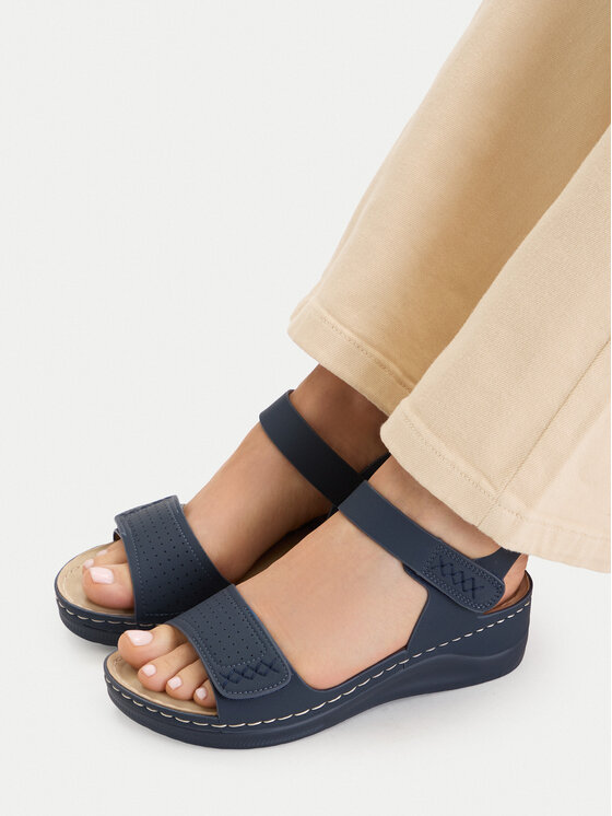 Go Soft Go Soft Sandalen CEO-W23206 Dunkelblau