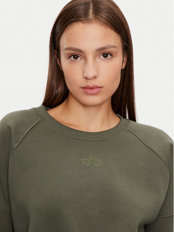 Alpha Industries Alpha Industries Μπλούζα 148031 Πράσινο Regular Fit