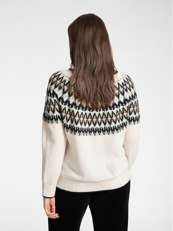 Elena Mirò Elena Mirò Maglione M507Z000642N0S1 Bianco Regular Fit