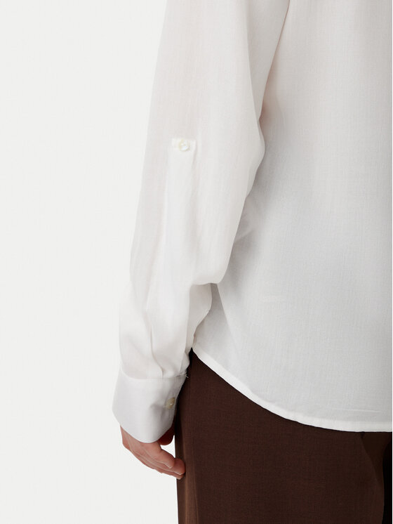 Vila Vila Hemd Rosa 14102674 Weiß Regular Fit