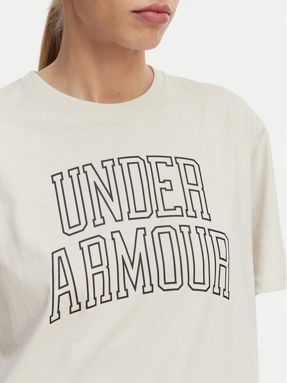 Under Armour Under Armour Majica Ua Rival Campus 6007883 Écru Oversize