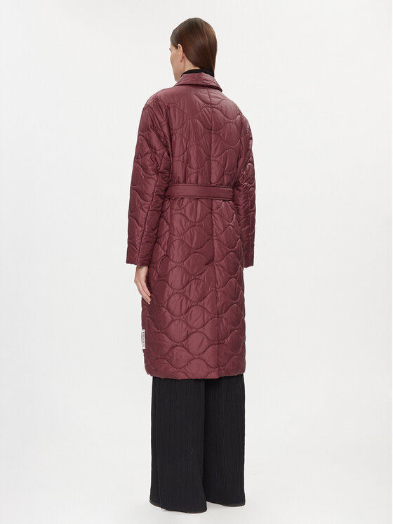 Marc O'Polo Marc O'Polo Wintermantel 308 1045 71101 Dunkelrot Regular Fit