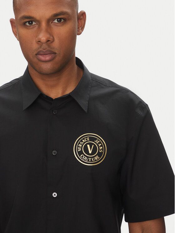 Versace Jeans Couture Versace Jeans Couture Košeľa 78GALY11 Čierna Regular Fit