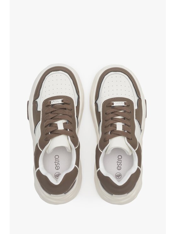 Estro Estro Sneakersy ER00113591 Hnedá