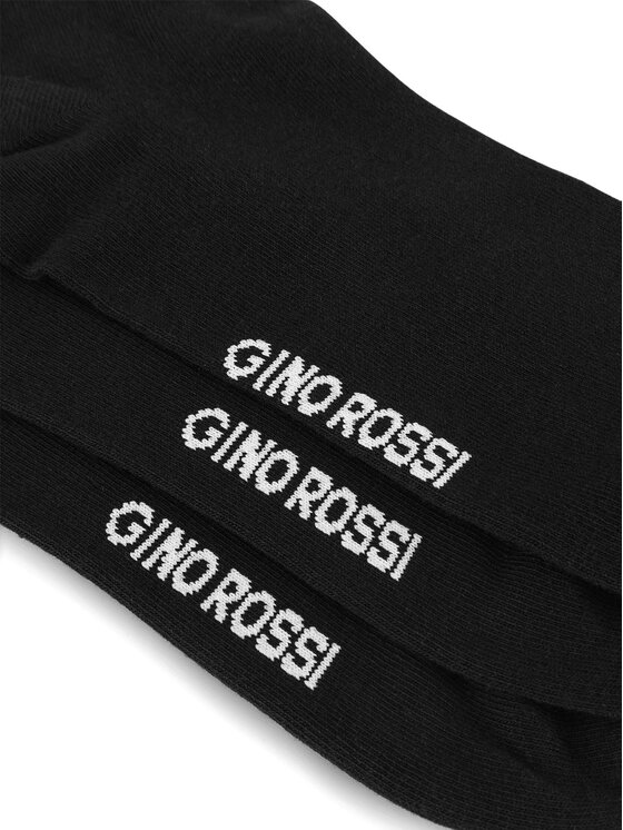 GINO ROSSI GINO ROSSI Dlhé ponožky CEO_AS_GR_3MB_002W-AW26 (3-PACK) Čierna
